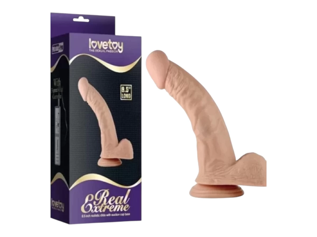 Dương vật giả lovetoy 8.5 inch c&oacute; đế chất liệu silicon như thật
