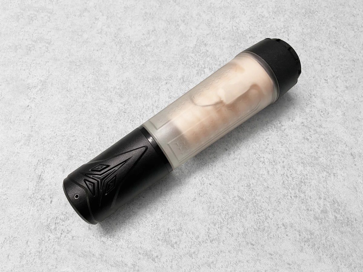 M&aacute;y tập to dương vật Powerup c&oacute; miệng silicon b&uacute; m&uacute;t pin sạc