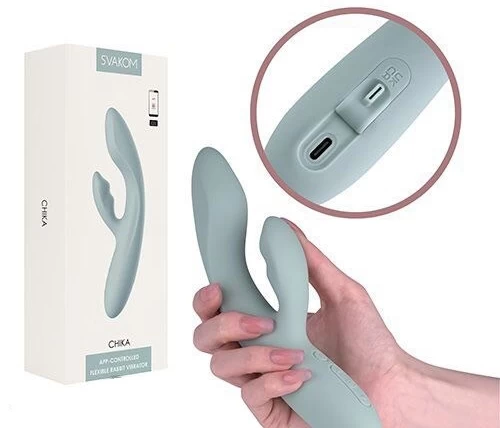 Dương vật giả đa năng rung phát nhiệt Chika