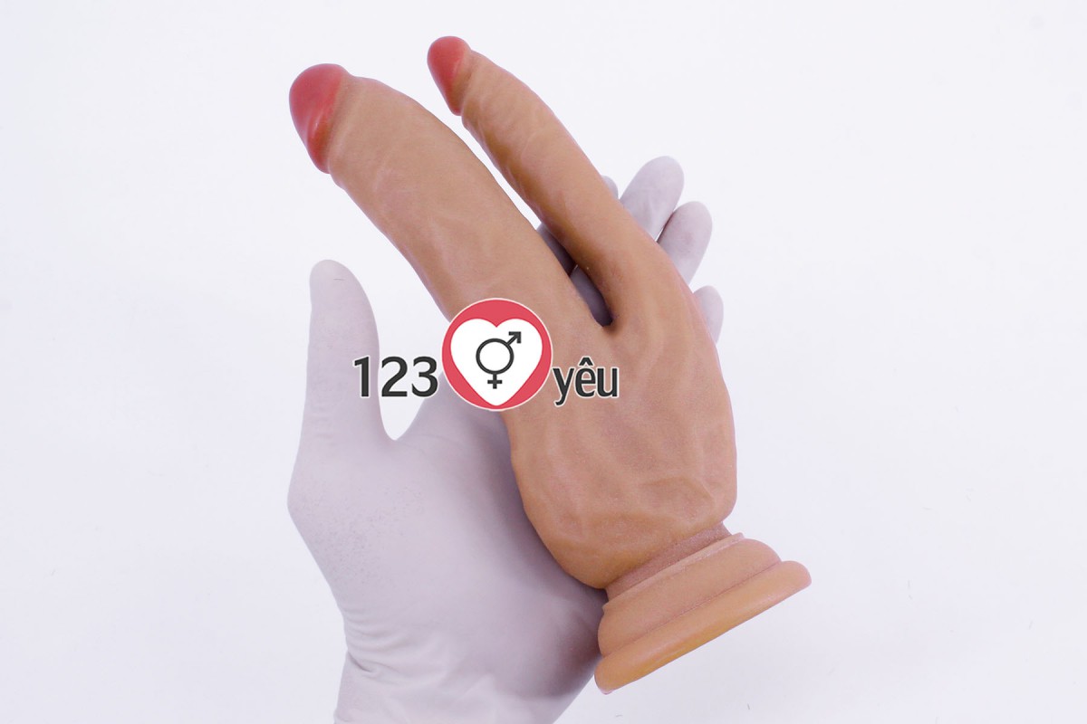 Dương vật giả d&acirc;y đeo 2 đầu 3