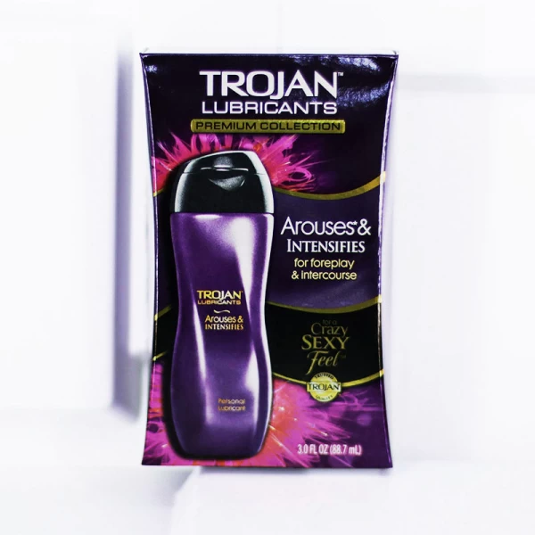 Gel b&ocirc;i trơn tăng kho&aacute;i cảm cho nữ Trojan Arouses Intensifies