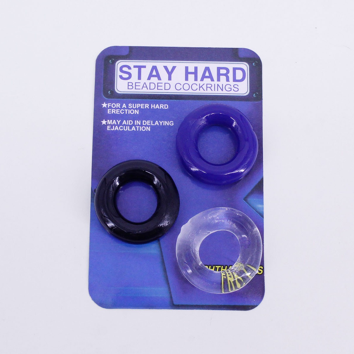 V&ograve;ng trơn đeo dương vật Stay Hard 3 m&agrave;u