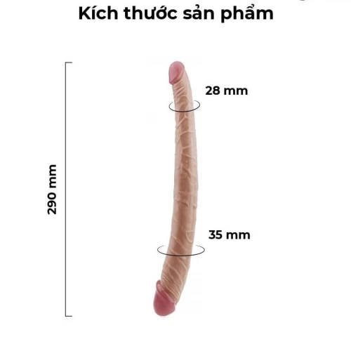 Dương vật giả Juai 2 đầu cho LES