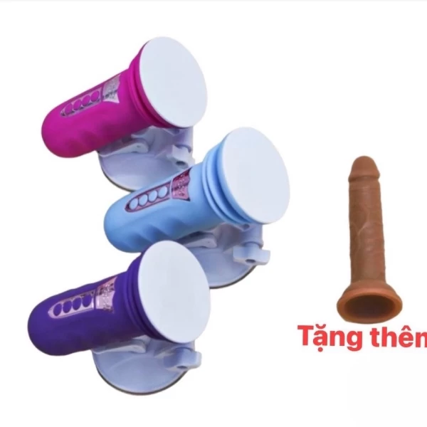 Đế gắn dương vật c&oacute; đế rung thụt pin sạc (kh&ocirc;ng bao gồm dương vật giả)
