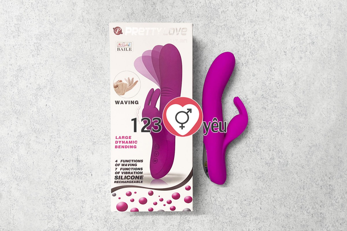 M&aacute;y massage điểm G Dylan rung m&oacute;c pin sạc 1