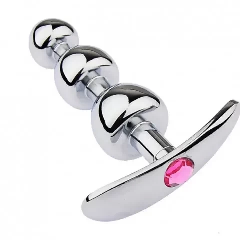 Dụng cụ kích thích hậu môn kim loại hình nấm mỏ neo K3H