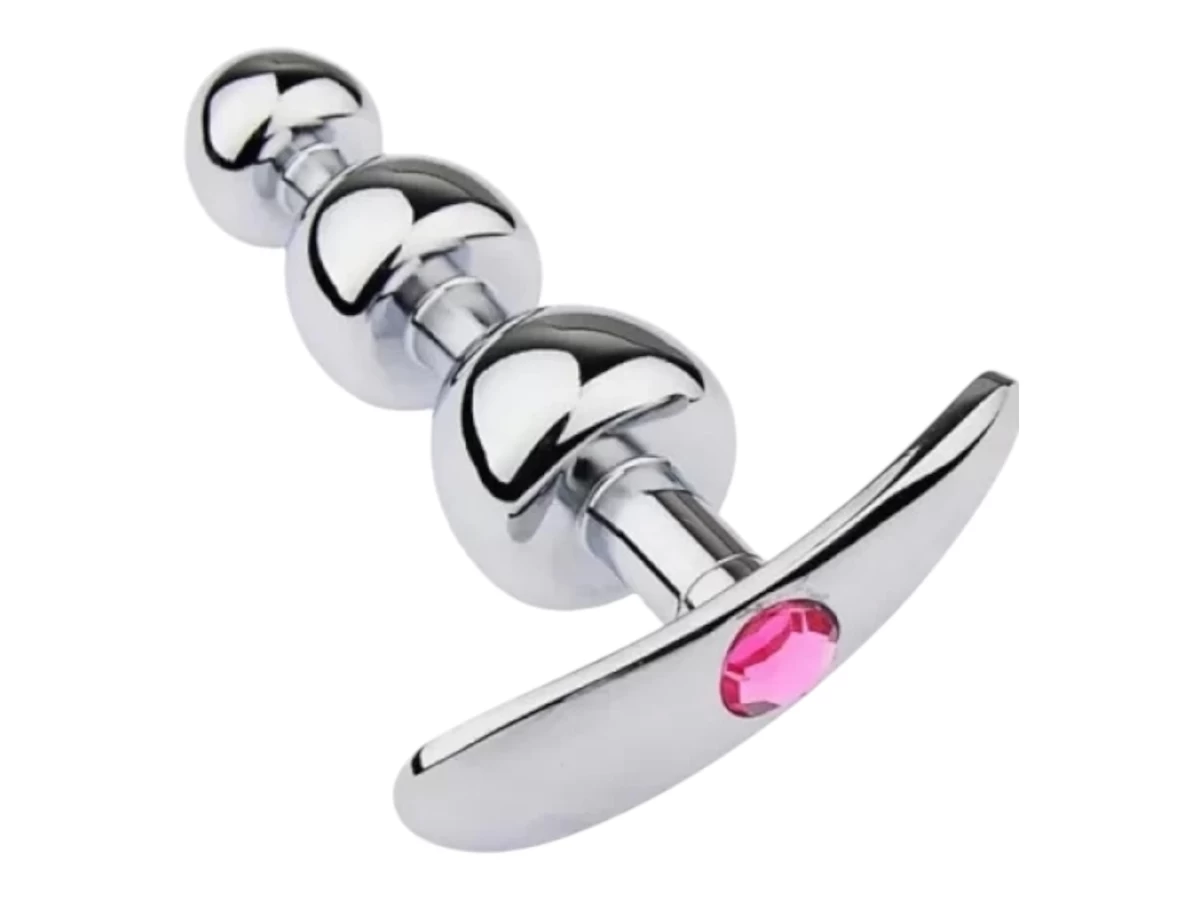 Dụng cụ kích thích hậu môn kim loại hình nấm mỏ neo K3H