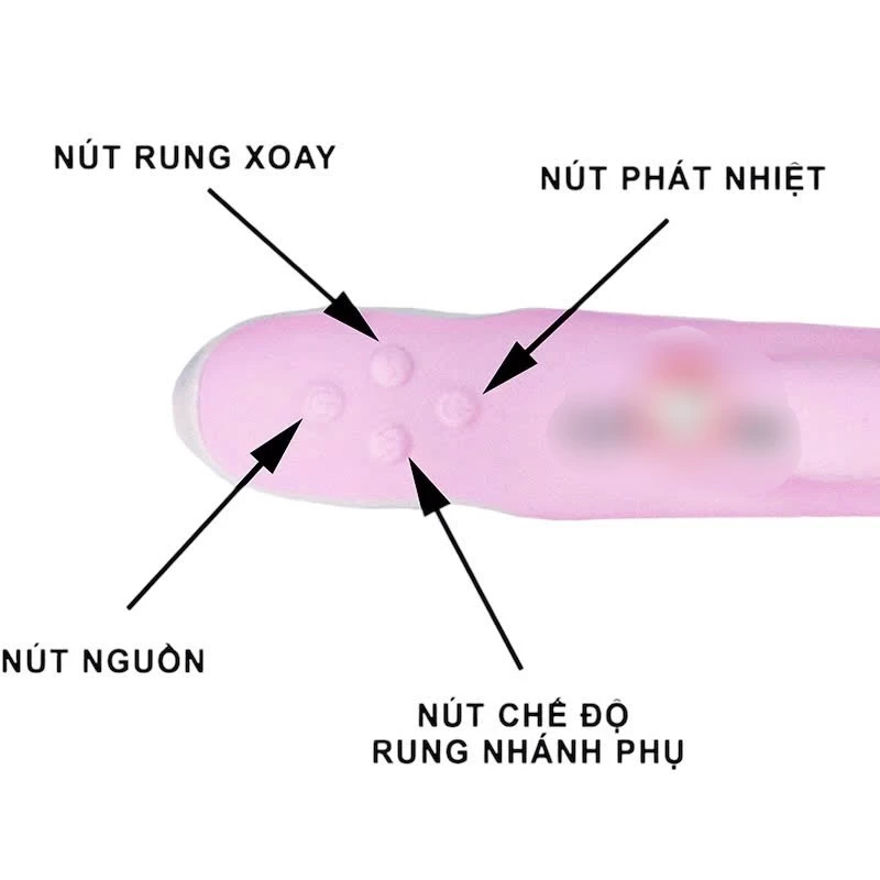 Dương vật giả rung ngoáy, phát nhiệt có gai Fanala