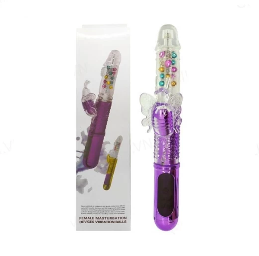 Dương vật giả đa năng rung xoay thụt