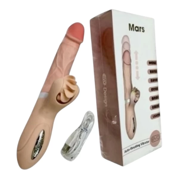 Dương vật giả đa năng Mars Evo rung thụt liếm ch&iacute;nh h&atilde;ng