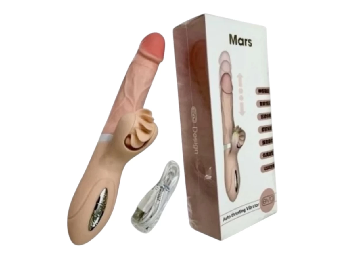 Dương vật giả đa năng Mars Evo rung thụt liếm ch&iacute;nh h&atilde;ng