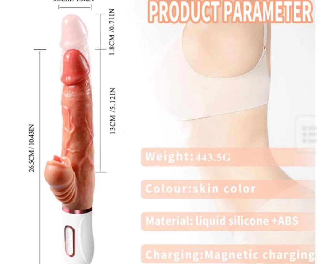 Dương vật giả Detonate Climax Rung Thụt Liếm phát nhiệt cực sướng