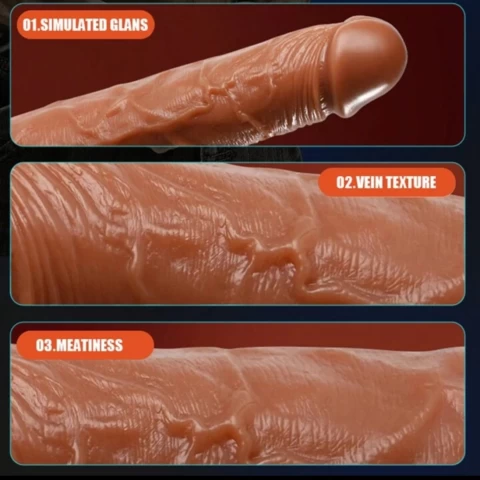 Dương vật ngụy trang gạy bóng chày rung thụt, liếm 2 đầu siêu hót