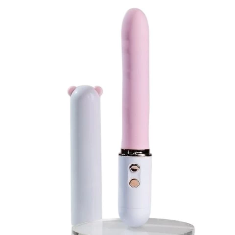 Que rung thụt nắp đậy tai gấu siêu kích thích đáng yêu