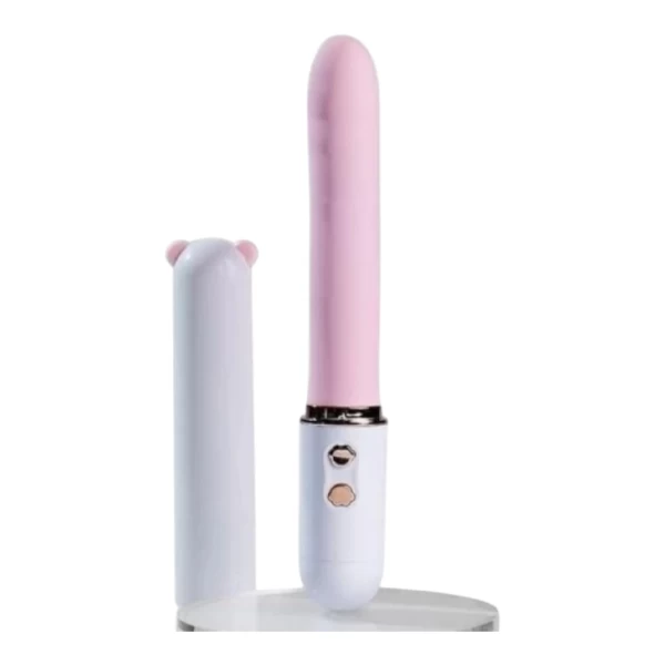 Que rung thụt nắp đậy tai gấu siêu kích thích đáng yêu