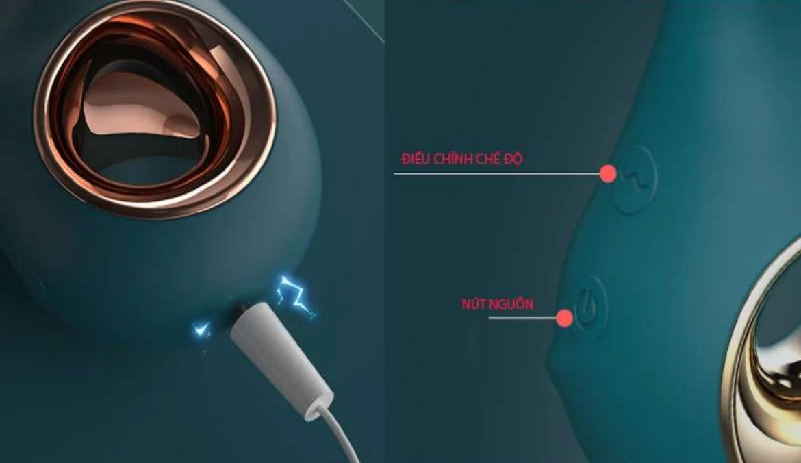 Dương nhánh tai thỏ nhiều chế độ rung cực mạnh