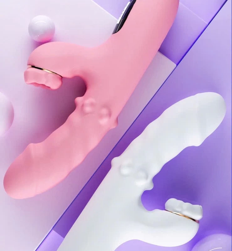 Dương bi 2 nhánh rung - thụt - hút-ấm màn hình LED