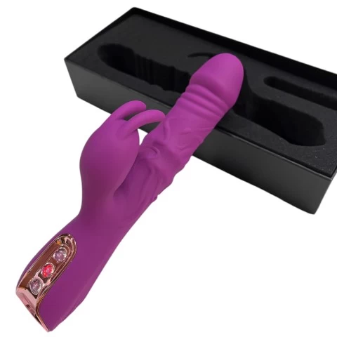 Dương vật đa năng rung thụt nhánh thỏ sang trọng siêu phê