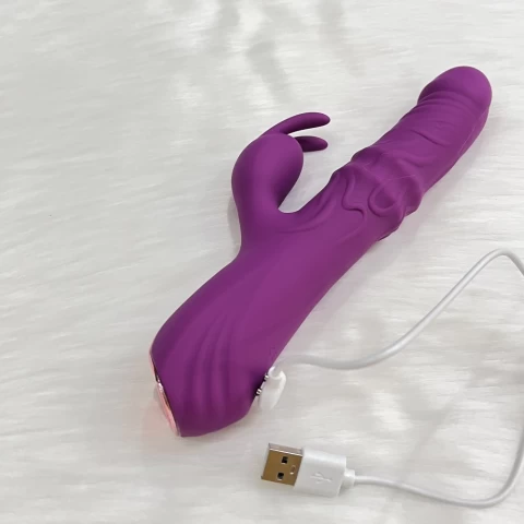 Dương vật đa năng rung thụt nhánh thỏ sang trọng siêu phê