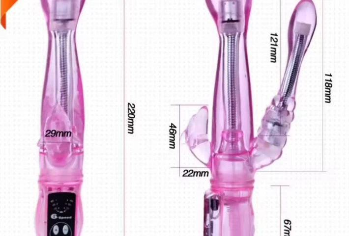 Dương đa năng 3 nhánh rung kích thích