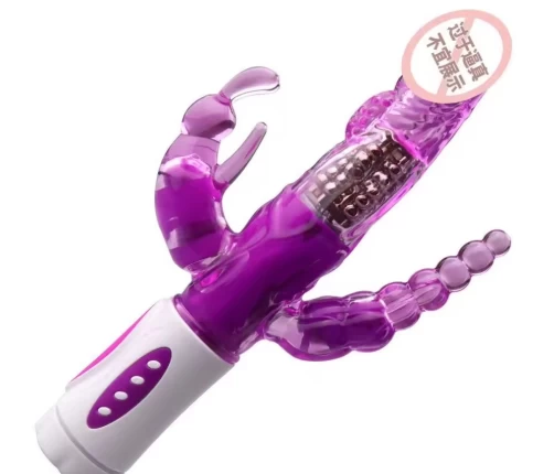 Dương Vật Giả 3 Nhánh Raving Rabbit Intimate System Purple