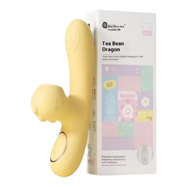 Dương Vật 2 Nhánh Mini Rung Hút Nhiệt