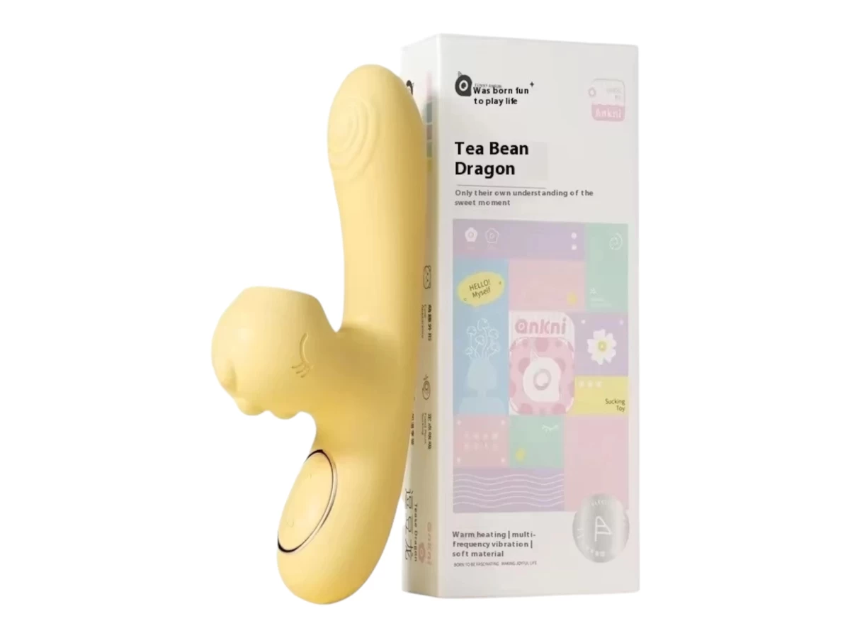 Dương Vật 2 Nhánh Mini Rung Hút Nhiệt