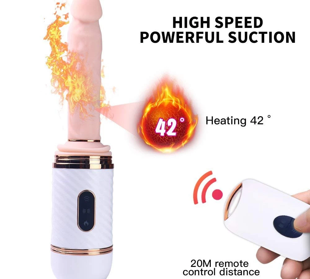 Dương vật giả Cyclone Fire có đế rung thụt