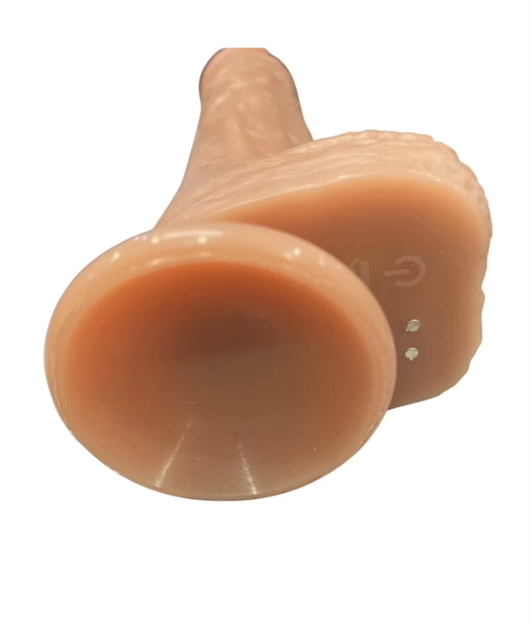 Dương vật giả có đế Male root rung, thụt, phát nhiệt siêu mềm