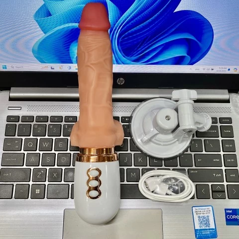 Dương vật giả đa năng rung thụt nhiều chế độ phát nhiệt