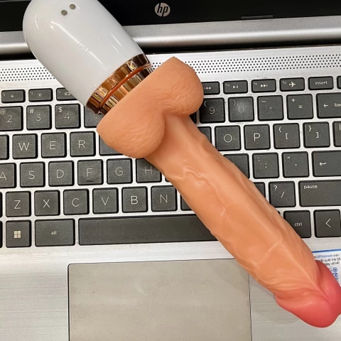 Dương vật giả đa năng rung thụt nhiều chế độ phát nhiệt