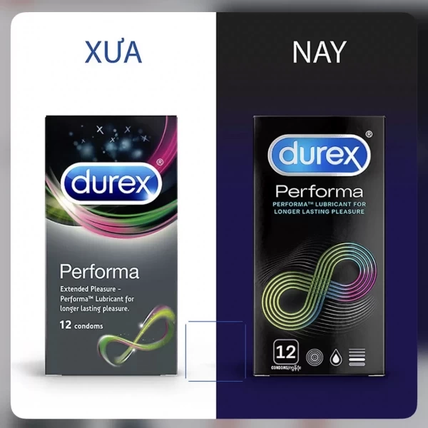Bao cao su Durex đen 12 cái