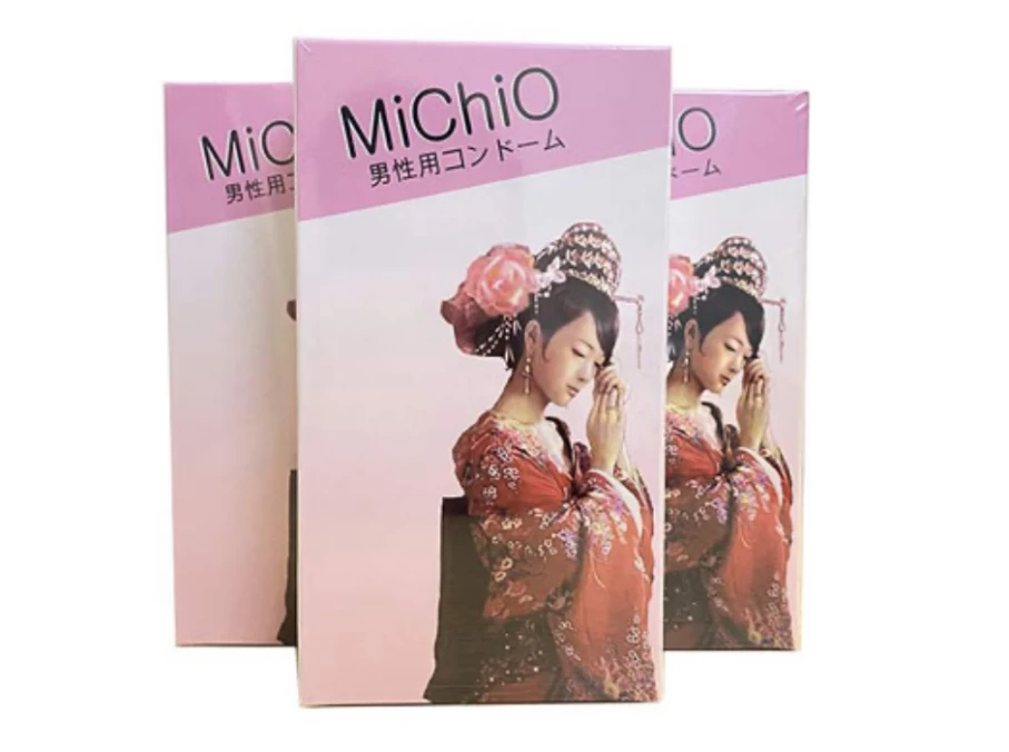 Bao cao su MiChiO gân siêu mỏng chân thật 12 bao nhật bản