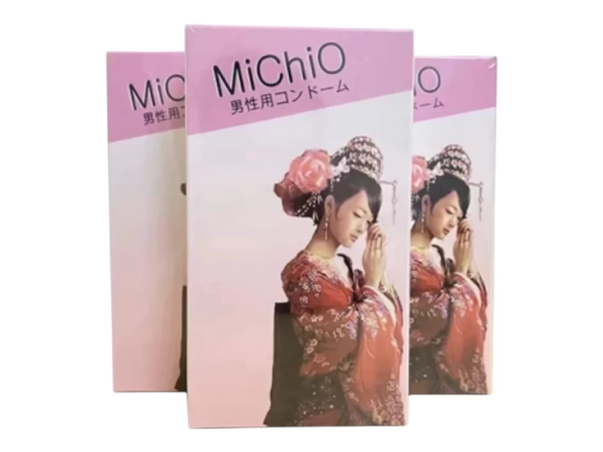 Bao cao su MiChiO gân siêu mỏng chân thật 12 bao nhật bản