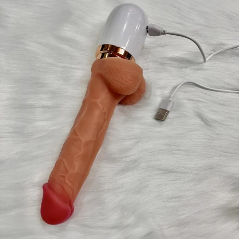 Dương đa năng rung thụt phát nhiệt điều khiển từ xa