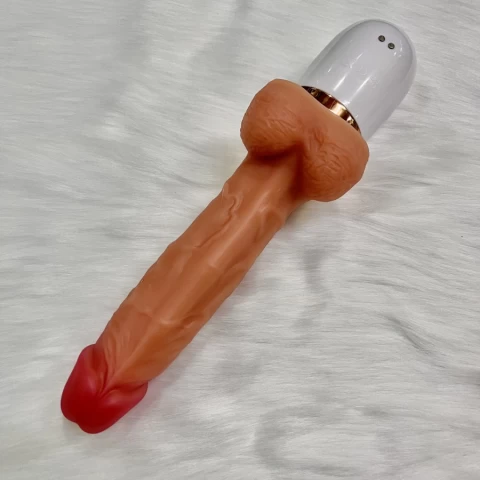 Dương đa năng rung thụt phát nhiệt điều khiển từ xa