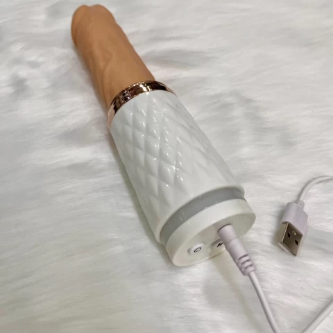 Dương có đế rung thụt phát nhiệt siêu mềm ngụy trang tinh tế