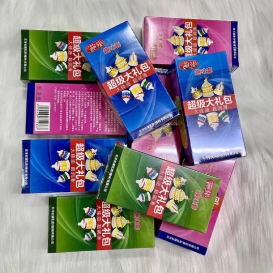 Hộp 6 bao cao su gân-gai-râu-bi