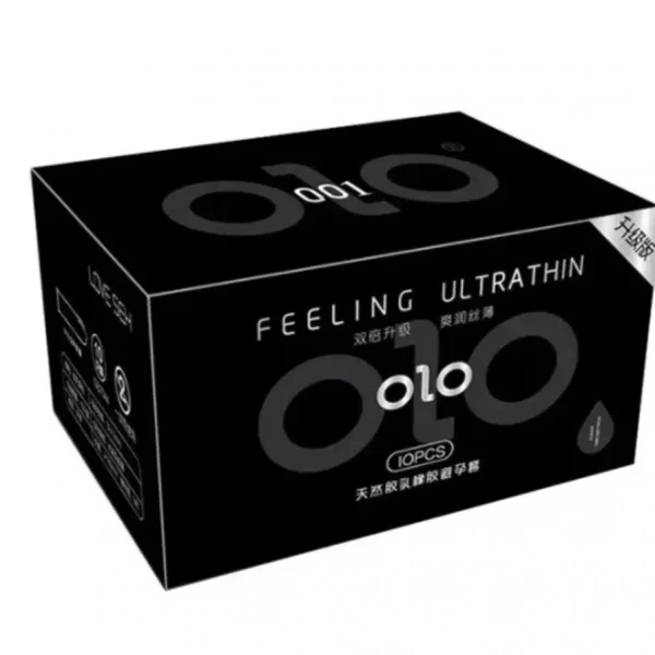 Bao cao su Olo siêu mỏng 0.01mm hộp 10 bao
