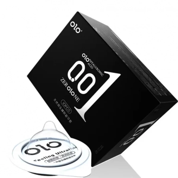 Bao cao su Olo siêu mỏng 0.01mm hộp 10 bao