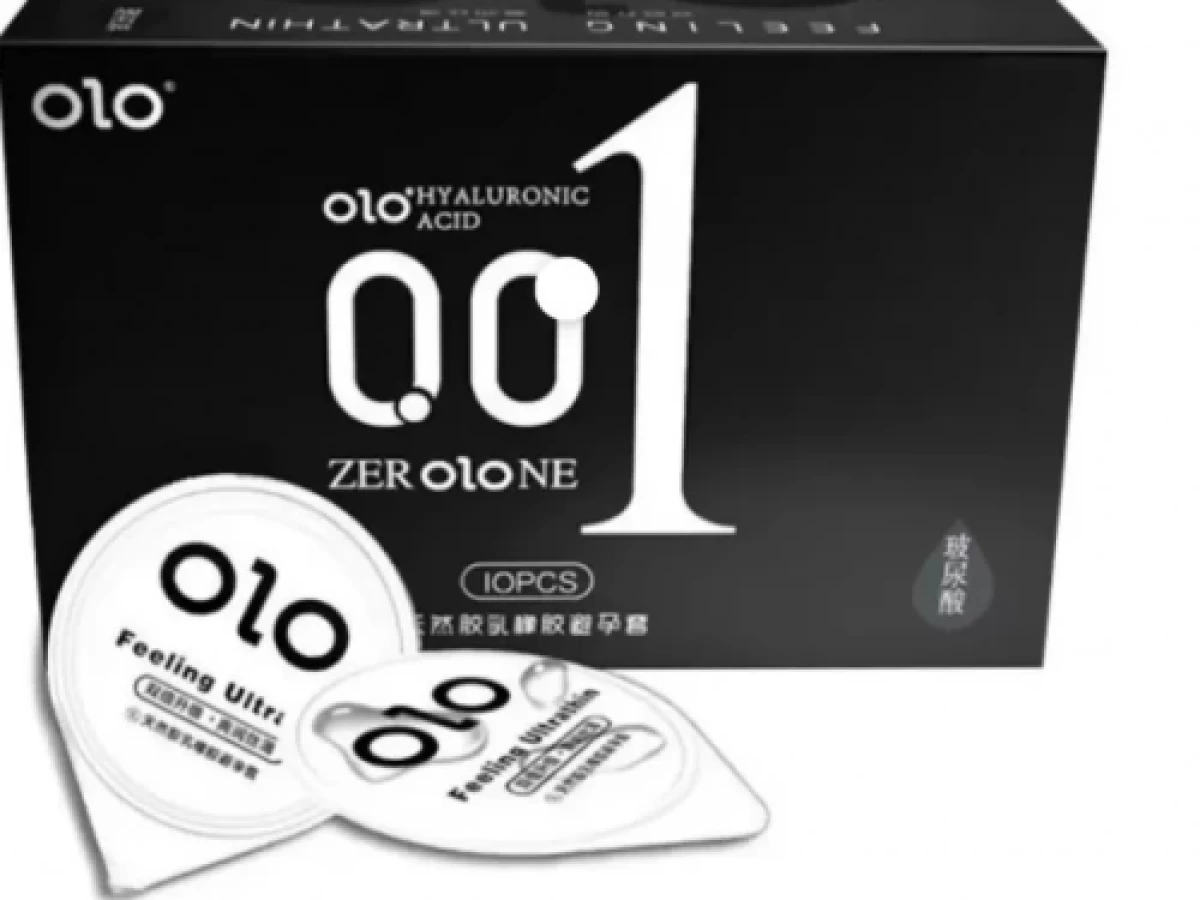 Bao cao su Olo siêu mỏng 0.01mm hộp 10 bao