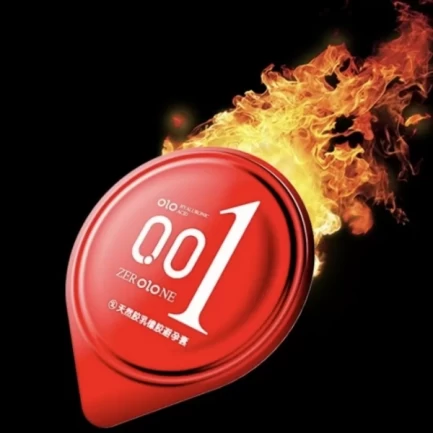 Bao cao su Olo siêu mỏng 0.01mm hộp 10 bao truyền nhiệt