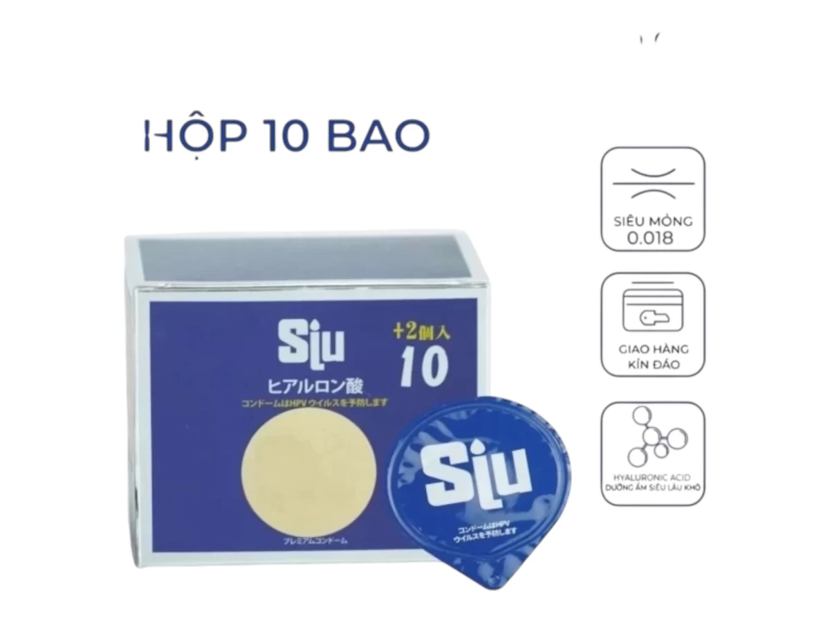 Bao cao su Siu Nhật cao cấp 12 bao