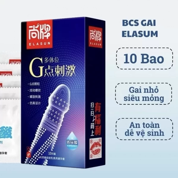 Bao cao su gân gai xoắn ốc siêu sướng hộp 10 bao