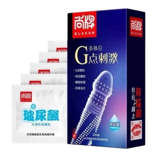 Bao cao su gân gai xoắn ốc siêu sướng hộp 10 bao