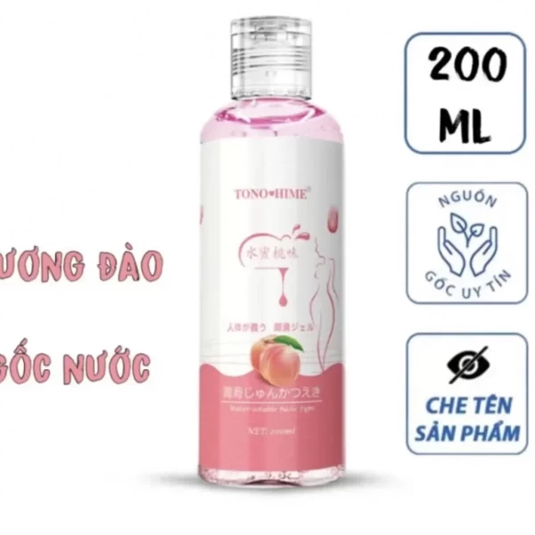 Gel bôi trơn hương Đào 200ml công nghệ Nhật Bản