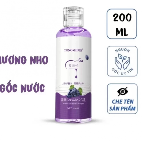 Gel bôi trơn hương nho 200ml công nghệ Nhật Bản
