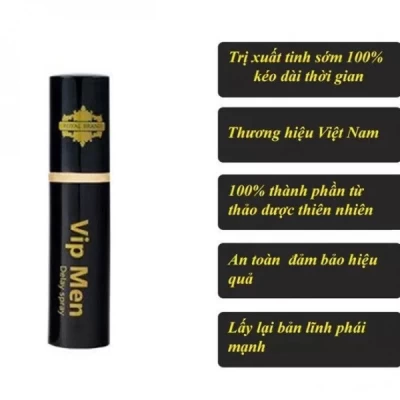 Chai xịt Vip Men chống xuất tinh sớm