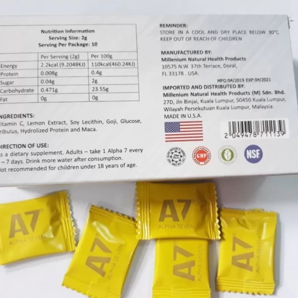 Kẹo A7 Mỹ chính hãng cực mạnh tăng cường sinh lý nam