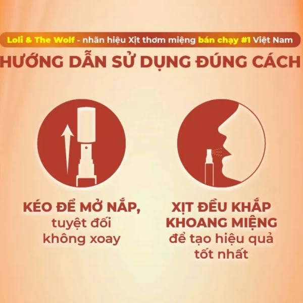 Xịt thơm miệng Hương Đào cho nụ hôn ngọt ngào